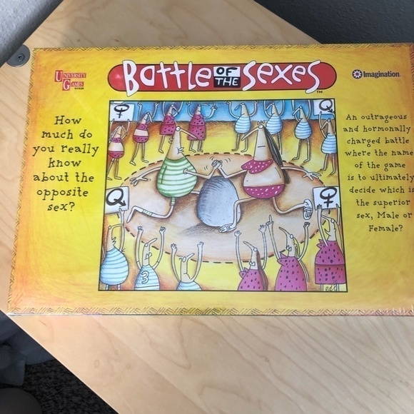 UNIVERSITY GAMES Battle of the Sexes Board Game - NWT's - Picture 2 of 8